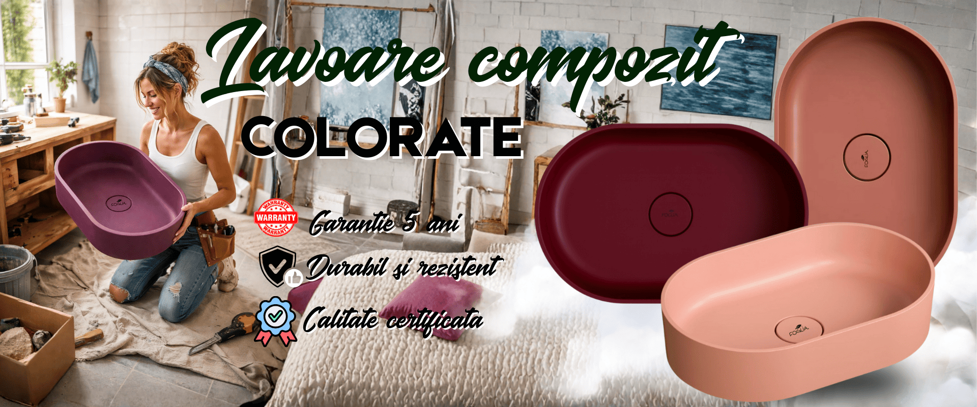 Lavoare colorate
