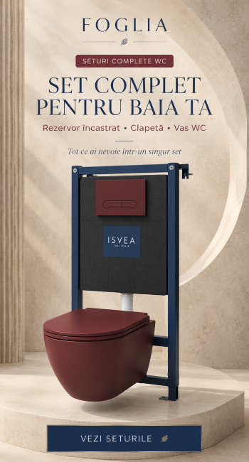 Seturi vase de wc cu rezervor si clapeta