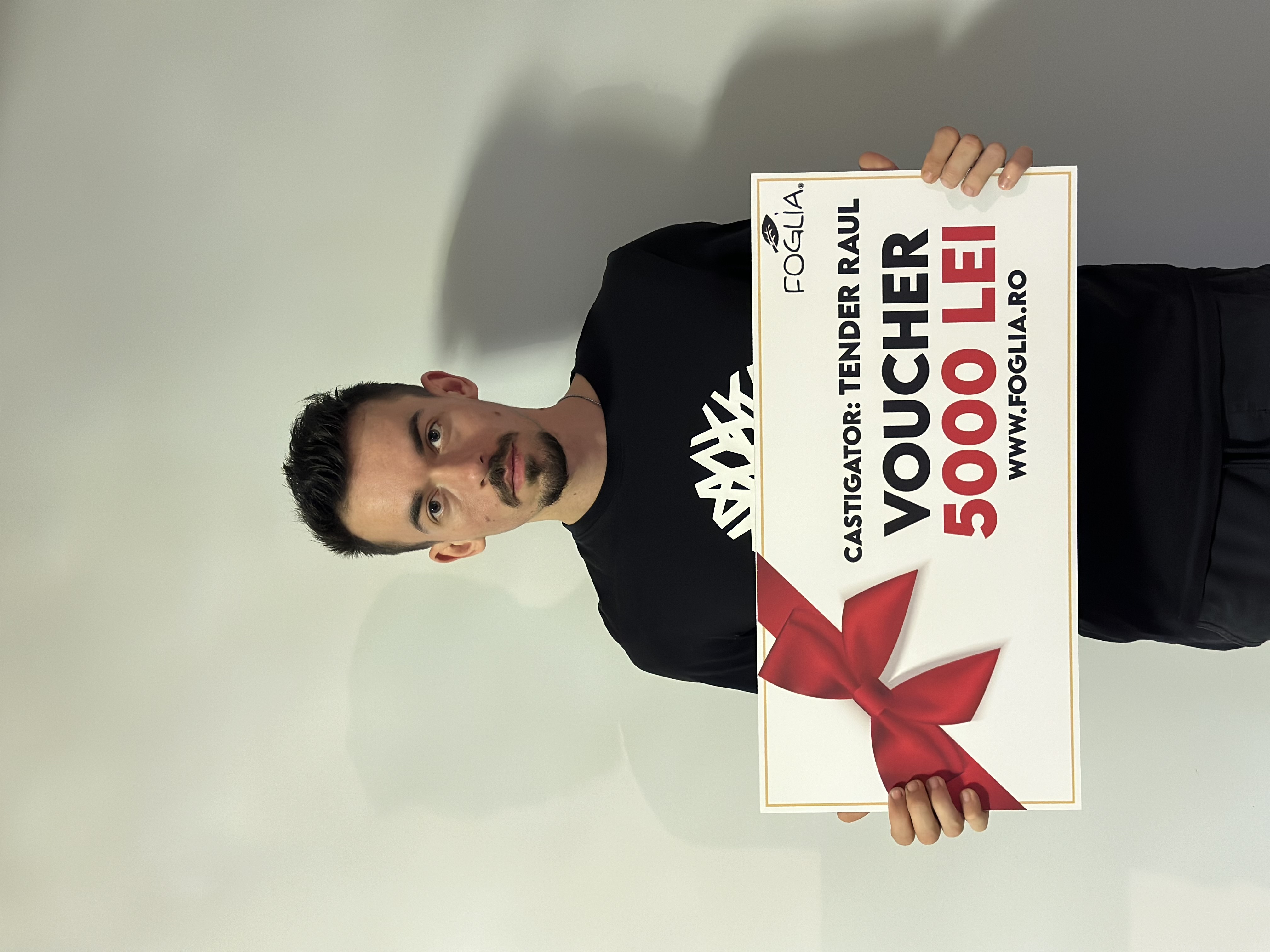 Câștigător voucher 5000 lei - concurs "Luna Cadourilor"