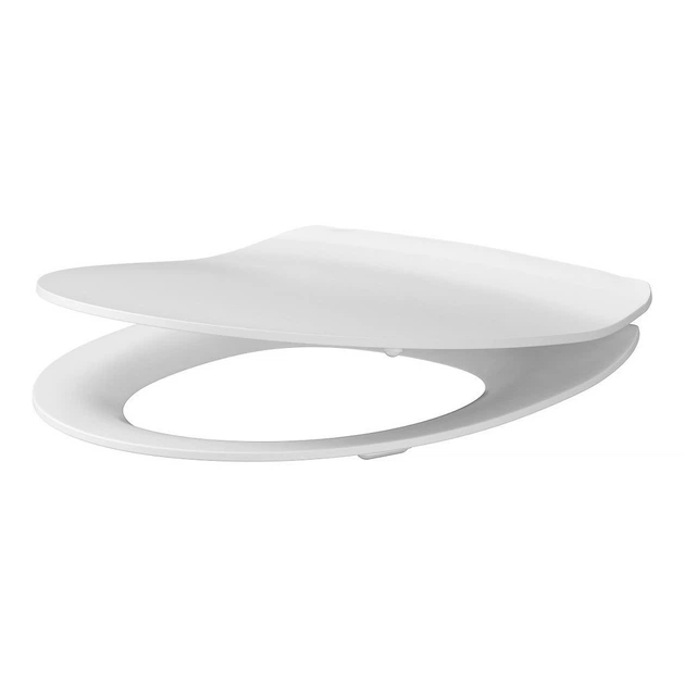 Capace WC - Capac vas wc din duroplasat ,alb, cu soft close, Cersanit Cersania Compact