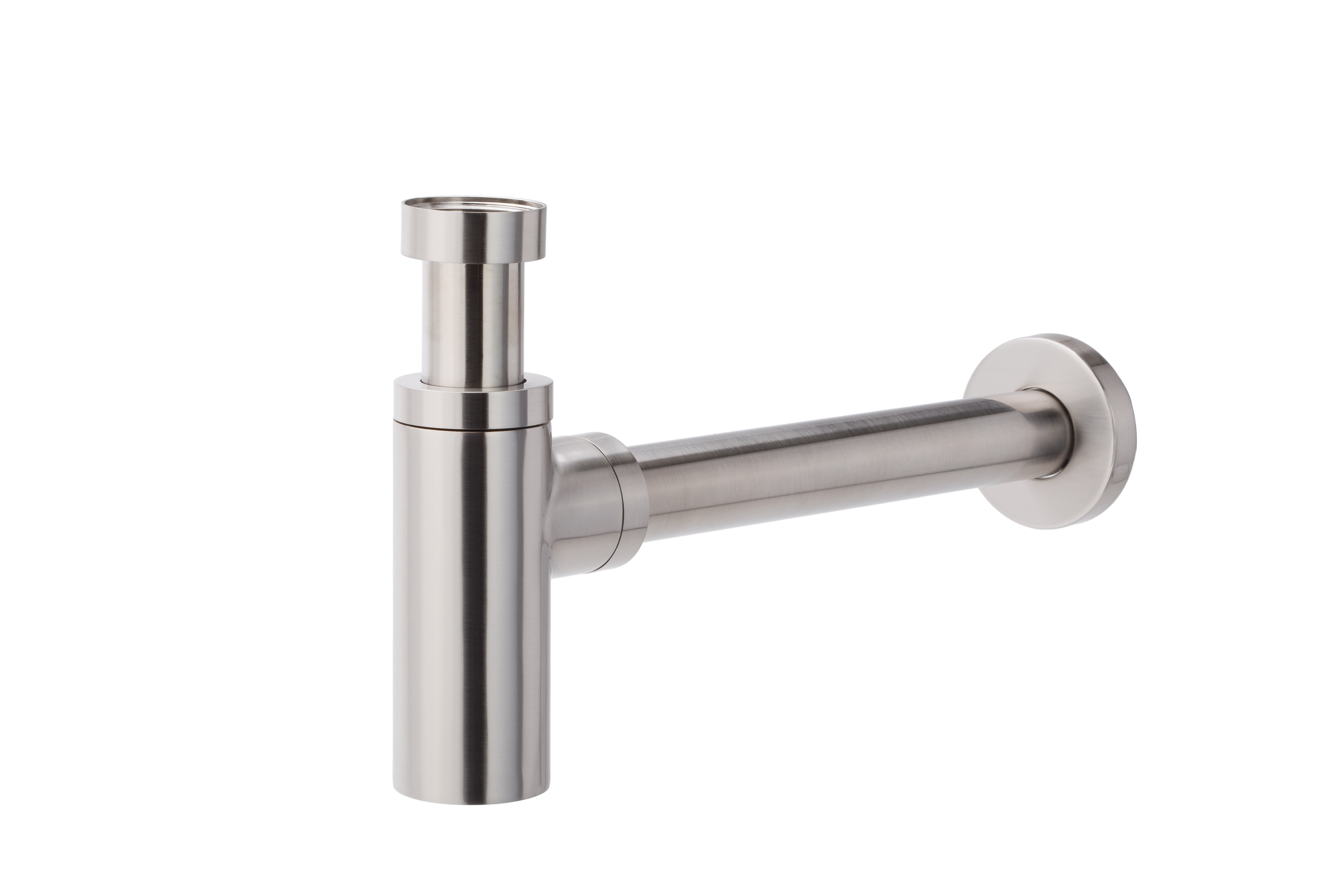 Sifoane, ventile si racorduri - Sifon lavoar cilindric tip butelie Kleome din alama 1 1/4"x32 mm, nichel periat