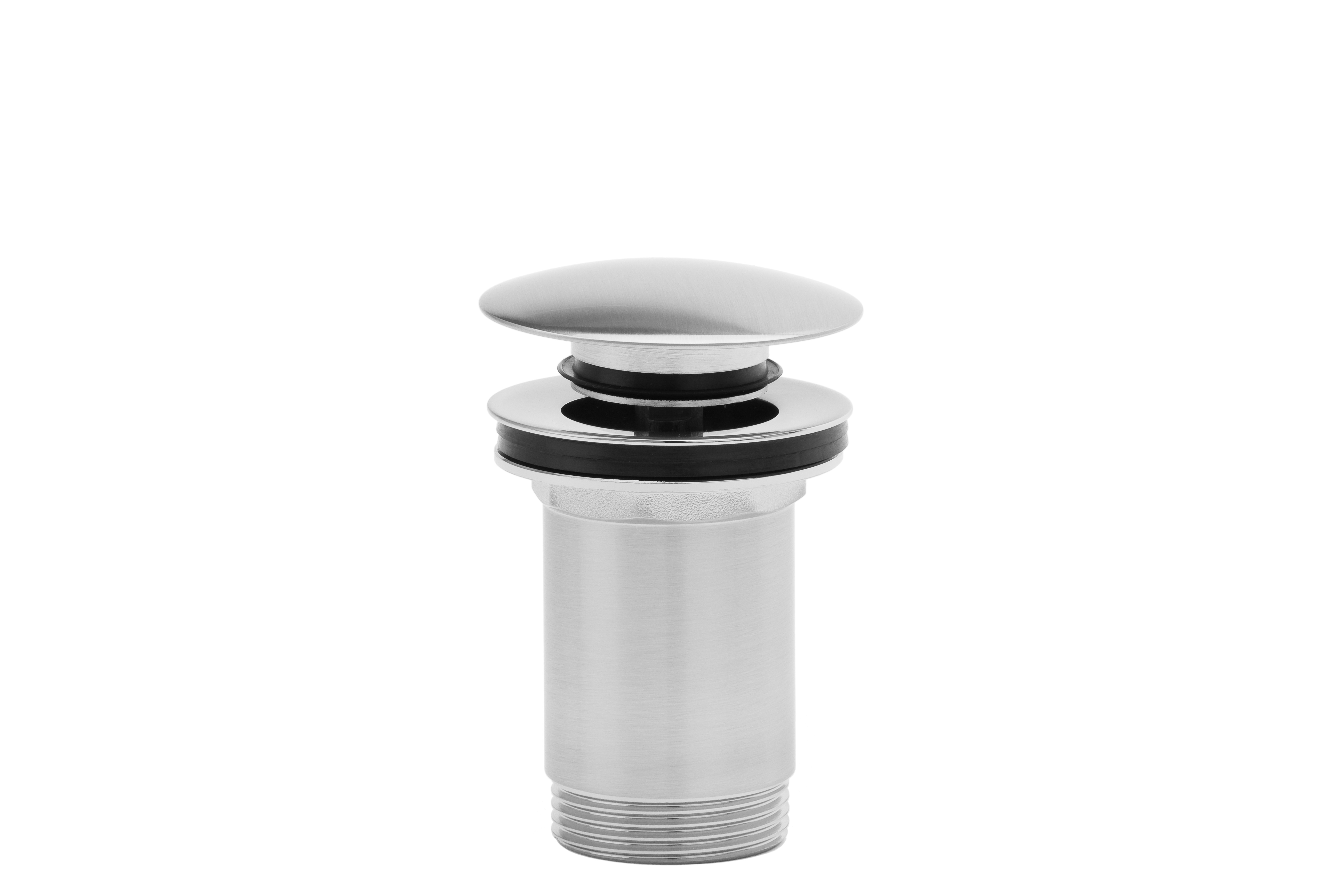 Sifoane, ventile si racorduri - Ventil lavoar click-clack Kleome cu preaplin, 1 1/4" alama, crom