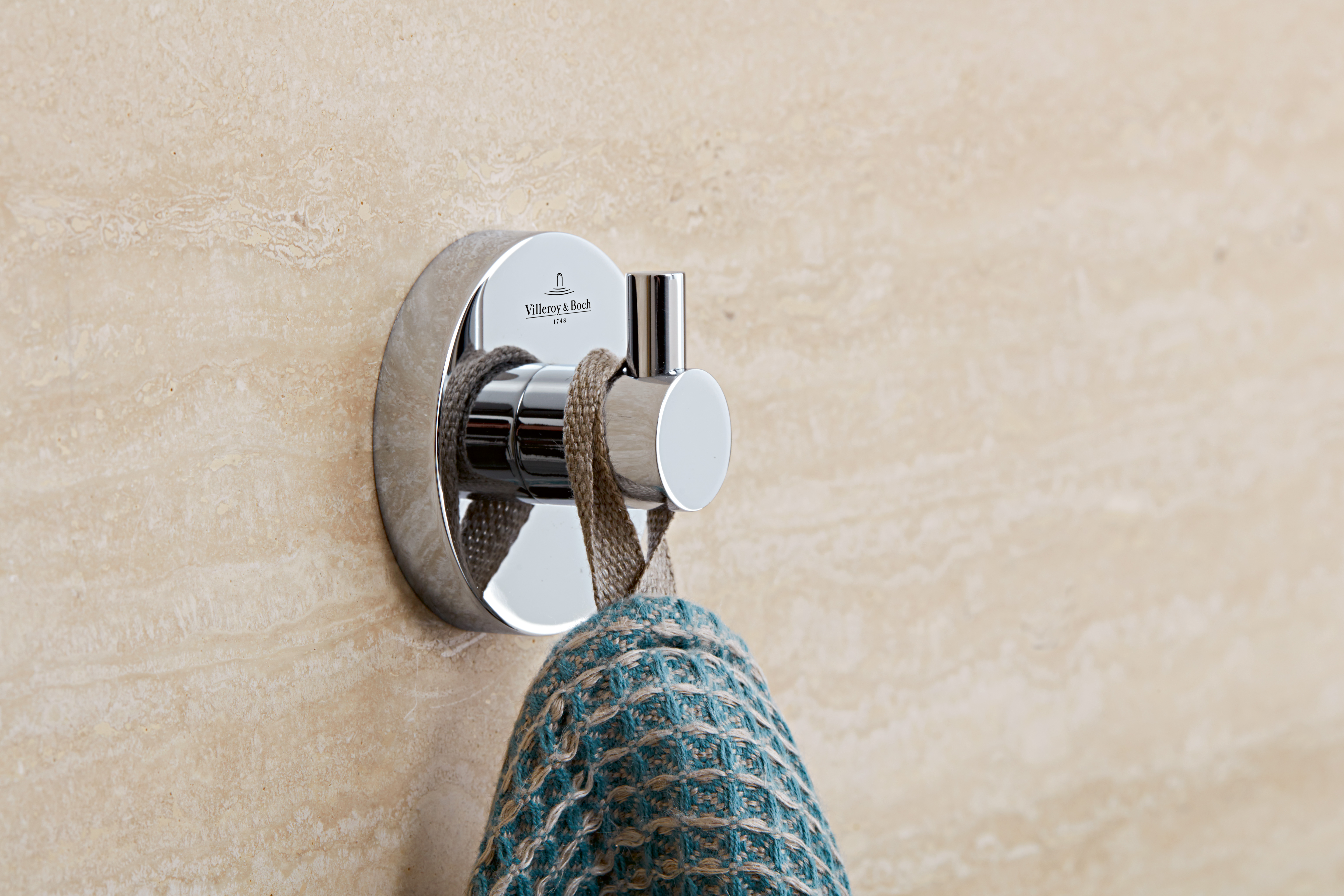 Cuier baie 54x32x54mm, crom lucios, Villeroy & Boch Elements - Tender [1]