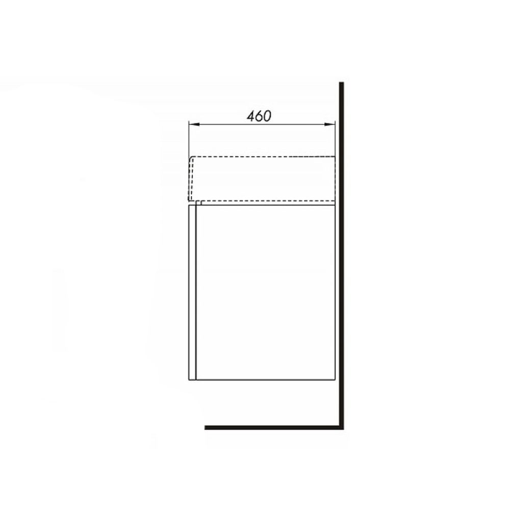 Mobilier lavoar baie alb, 600x460x570 mm, Kolo, Twins [5]