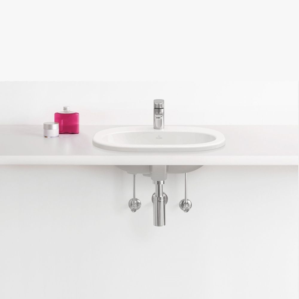 Lavoar baie incastrat alb 56 cm Villeroy & Boch, Novo [5]