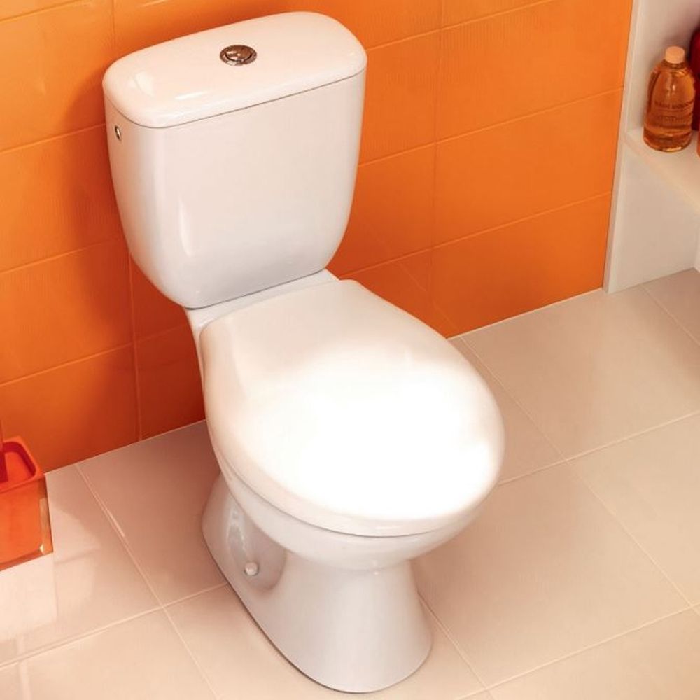 Set vas wc cu rezervor si capac, evacuare verticala, Cersanit President [3]