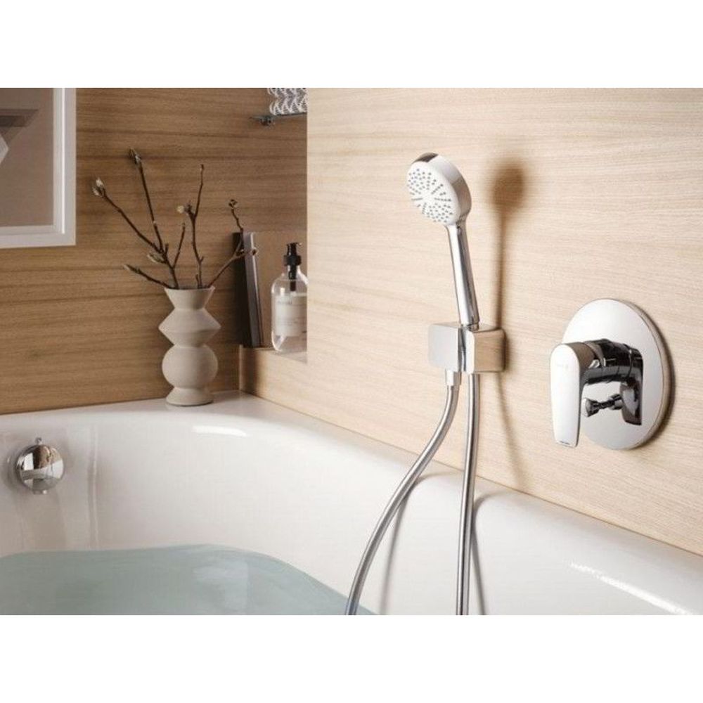 Baterie cada sau dus Kludi Pure & Easy incastrata pentru corp ingropat, crom, 170x85 mm [2]