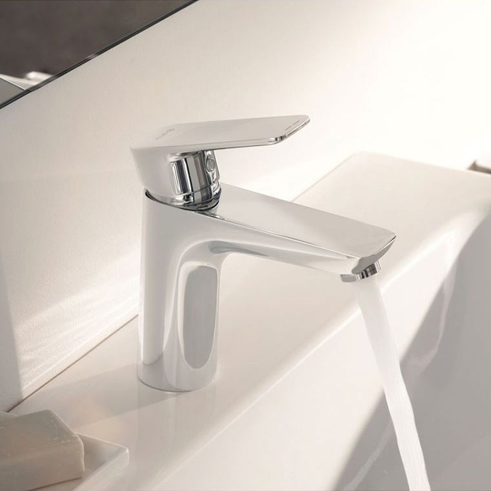 Baterie lavoar cu ventil metalic, culoare crom, Kludi, Pure & Style [3]