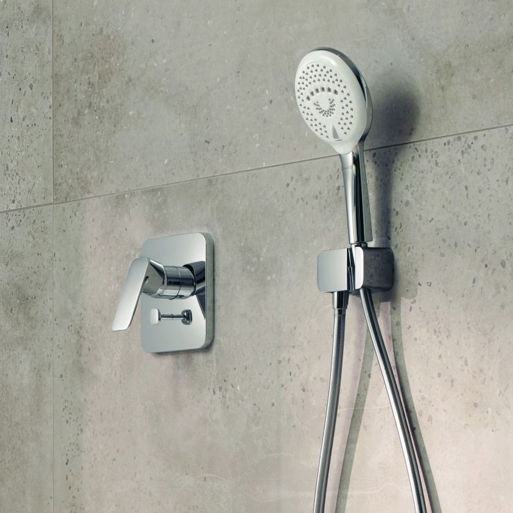 Baterie cada sau dus Kludi Pure & Style incastrata pentru corp ingropat, crom [4]