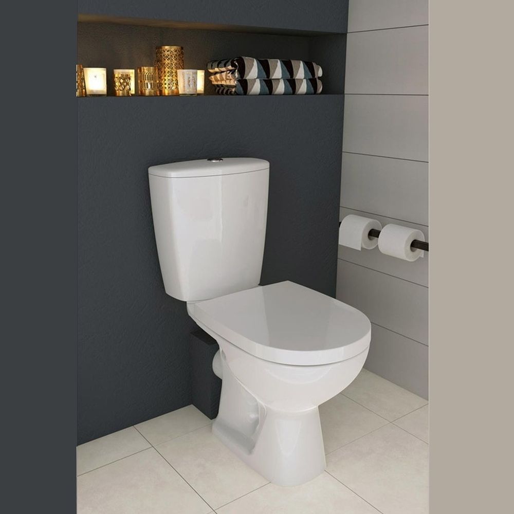 Vas WC rimless cu rezervor si capac Soft-Close inclus, Cersanit, Arteco New [2]