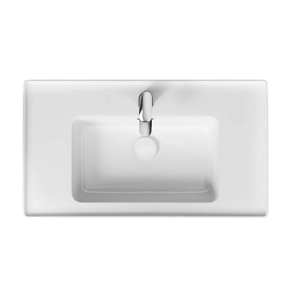 Lavoar baie incastrat alb 60 cm Cersanit Crea [2]