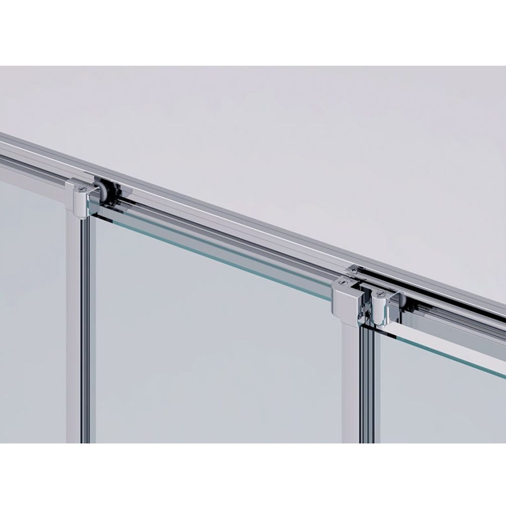 Usa culisanta dus sticla securizata formata din 2 elemente, 140x190 cm, Sanswiss Ocelia [4]