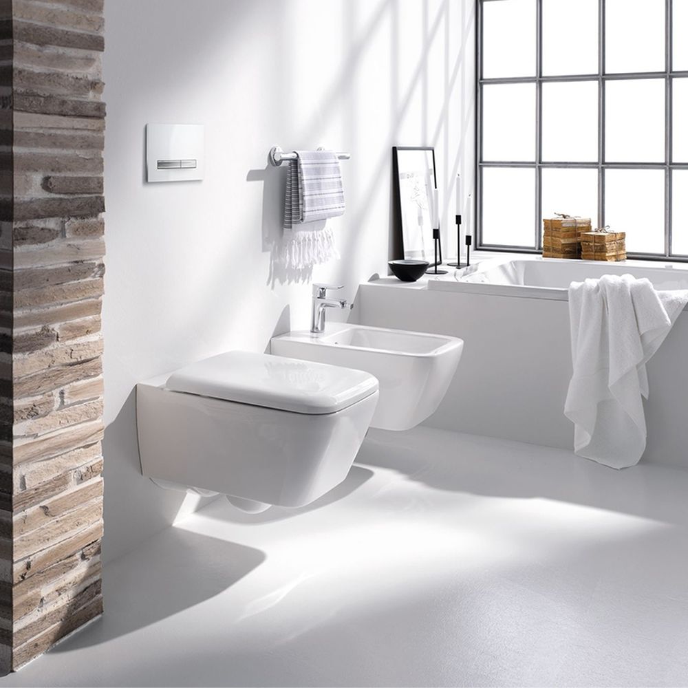 Vas wc suspendat rimless alb, dreptunghiular, Geberit iCon [2]
