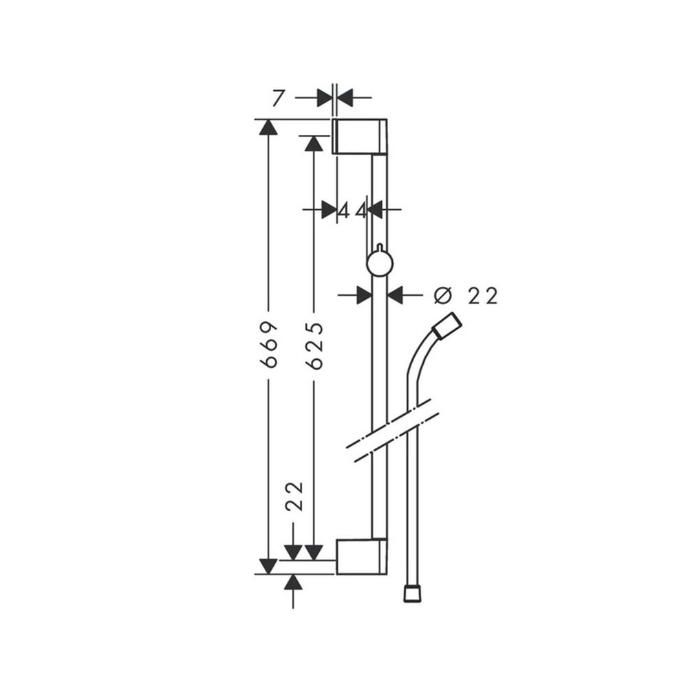 Set de dus culoare crom Hansgrohe, Crometta Vario Unica [5]