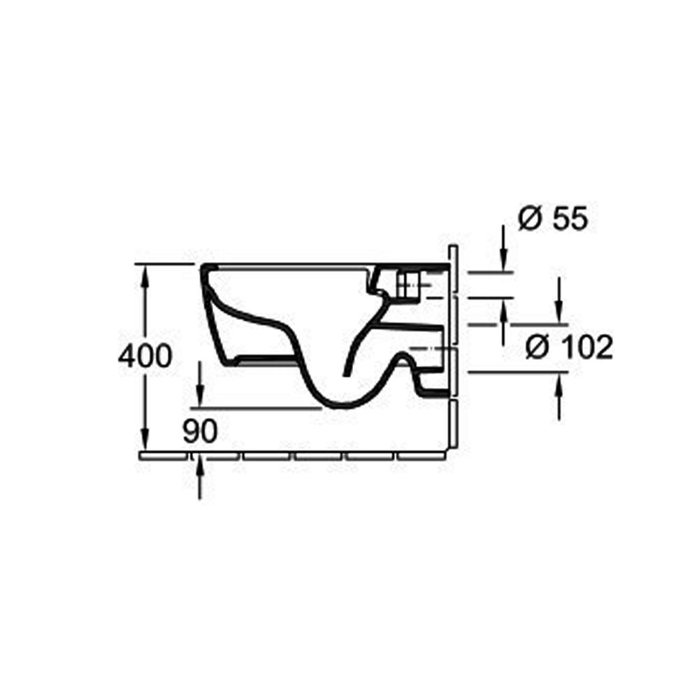Vas Wc suspendat rimless cu capac soft close Villeroy & Boch, Soul [6]
