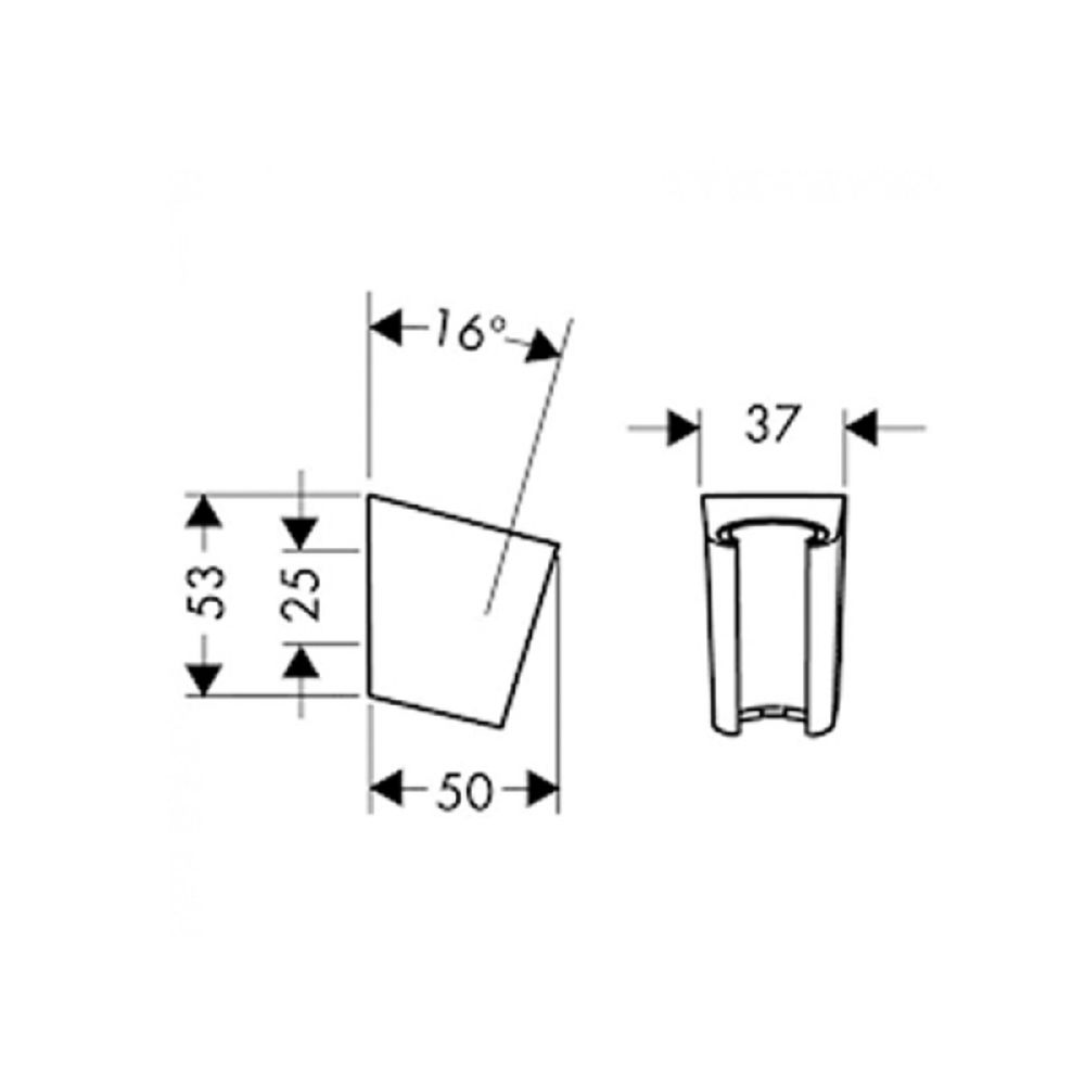 Suport dus crom lucios Hansgrohe, Porter S 28331000 [3]