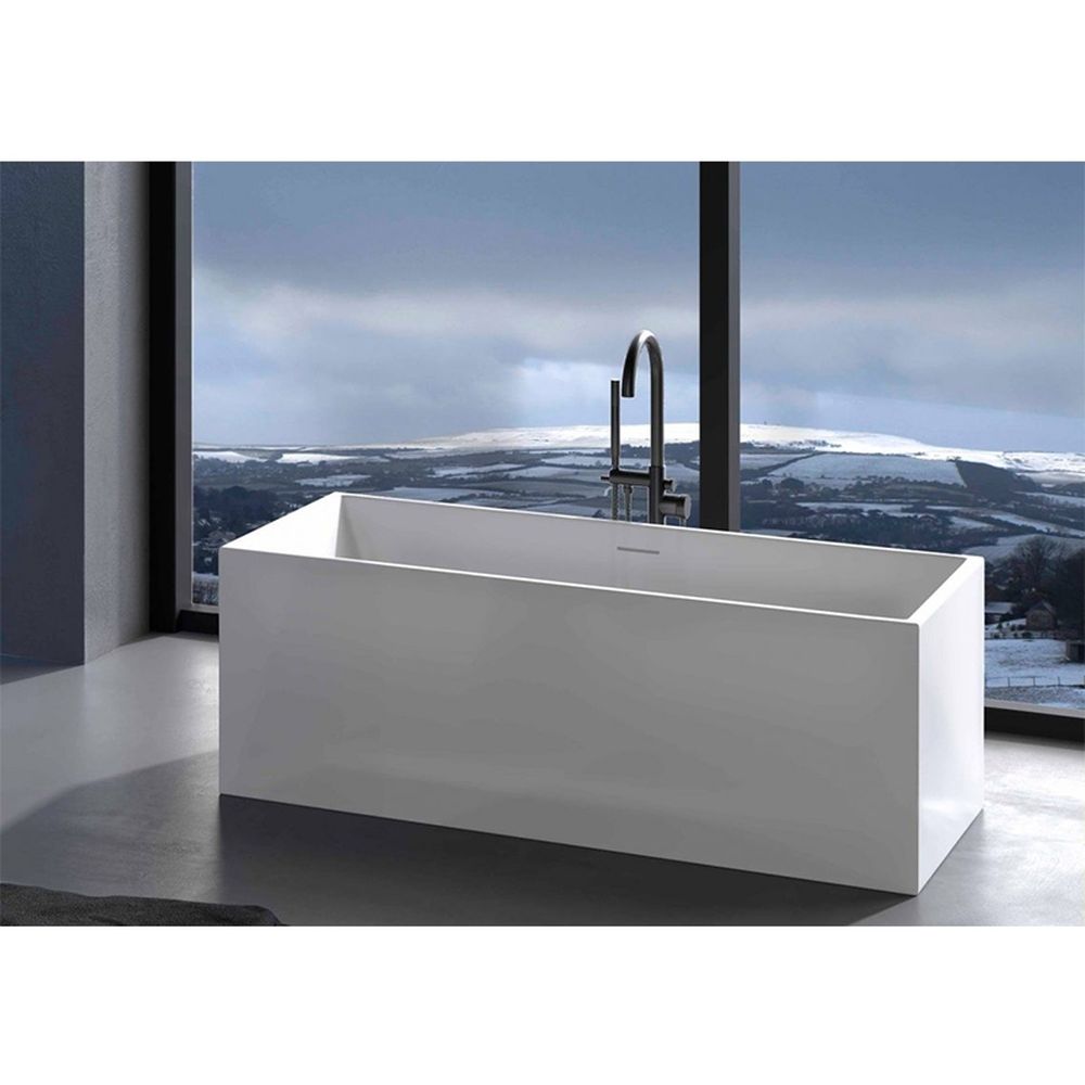 Cada de baie freestanding dreptunghiulara, 170 x 74 cm, Roma, Hatria [3]