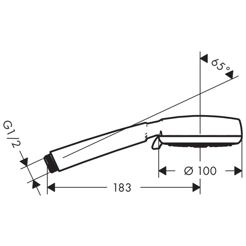 Para dus culoare alb/crom Hansgrohe, Crometta 100 Vario [3]