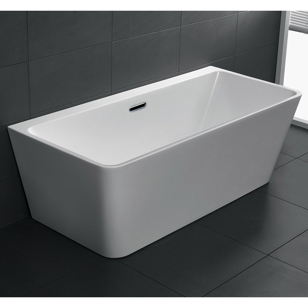 Cada baie freestanding la perete cu preaplin dreptunghiulara 150 x 80 cm Alvaro Florida [2]
