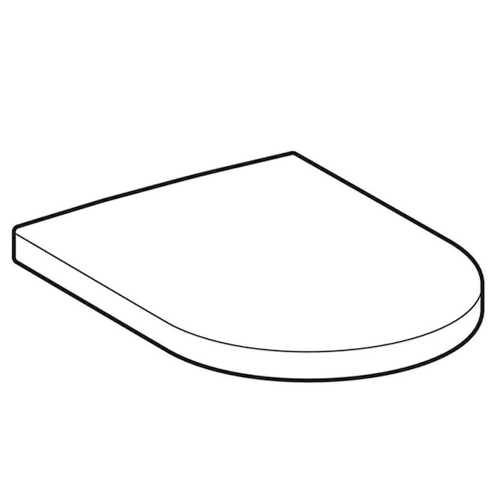 Capac wc soft-close alb Geberit, iCon [2]