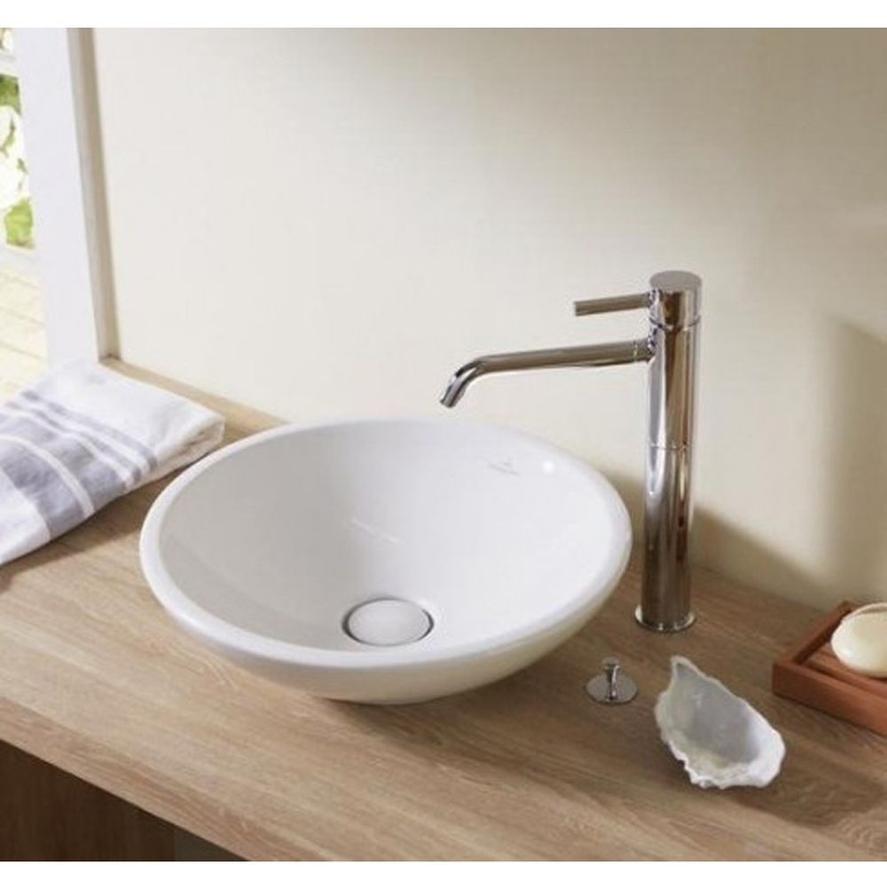 Lavoar pe blat alb lucios 43 cm, rotund, Villeroy & Boch, Loop & Friends [3]