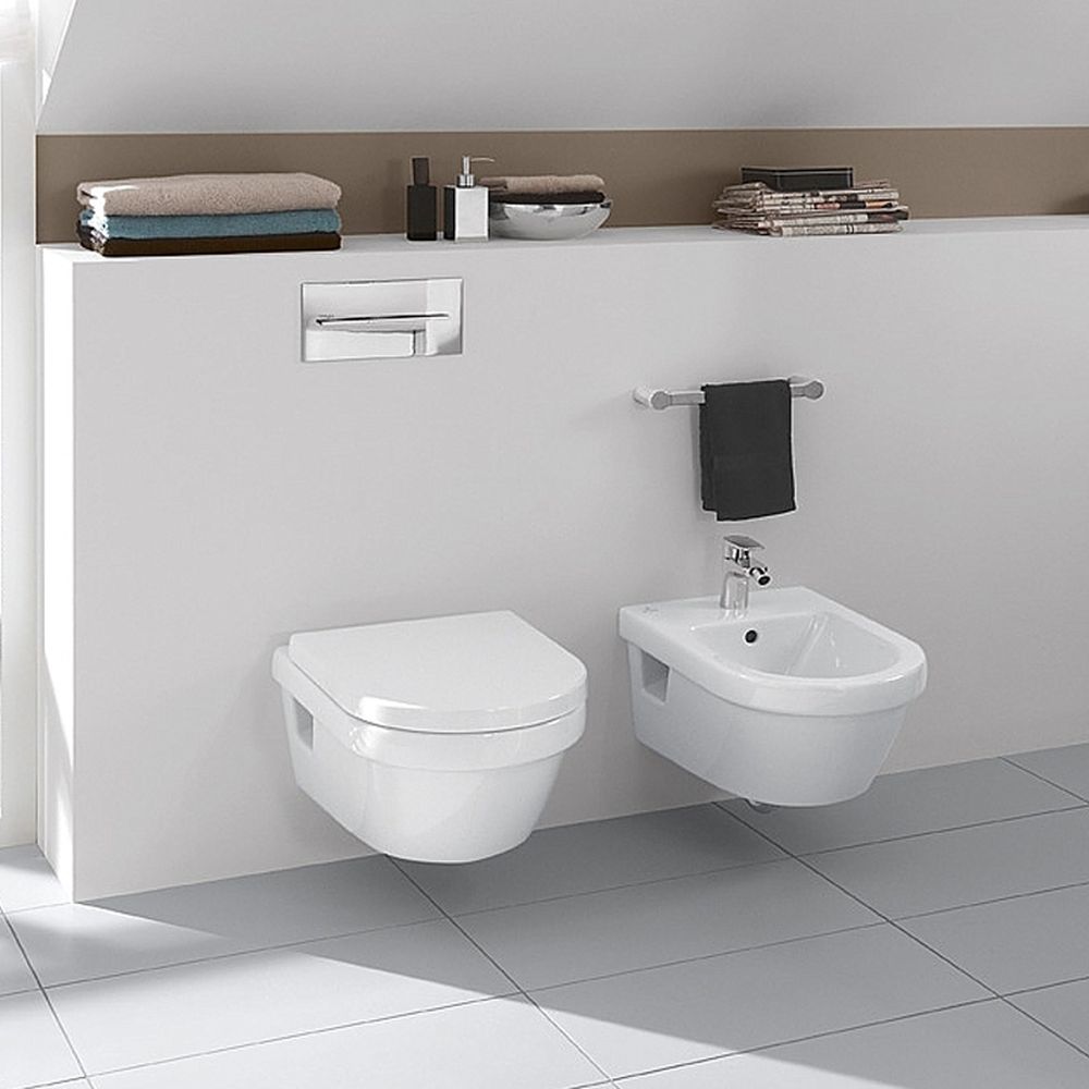 Set vas wc suspendat rimless Villeroy&Boch Architectura cu capac soft close, direct flush [4]