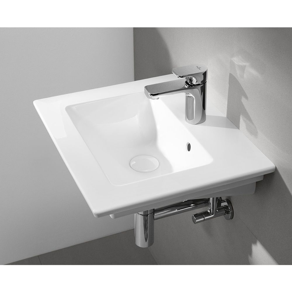 Lavoar baie suspendat alb lucios 60 cm, dreptunghiular, Villeroy & Boch Venticello [2]