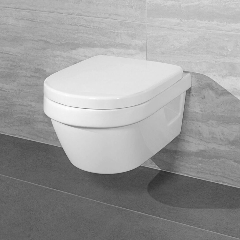Vas wc suspendat rimless cu capac soft close, rotund, Villeroy & Boch Architectura [2]