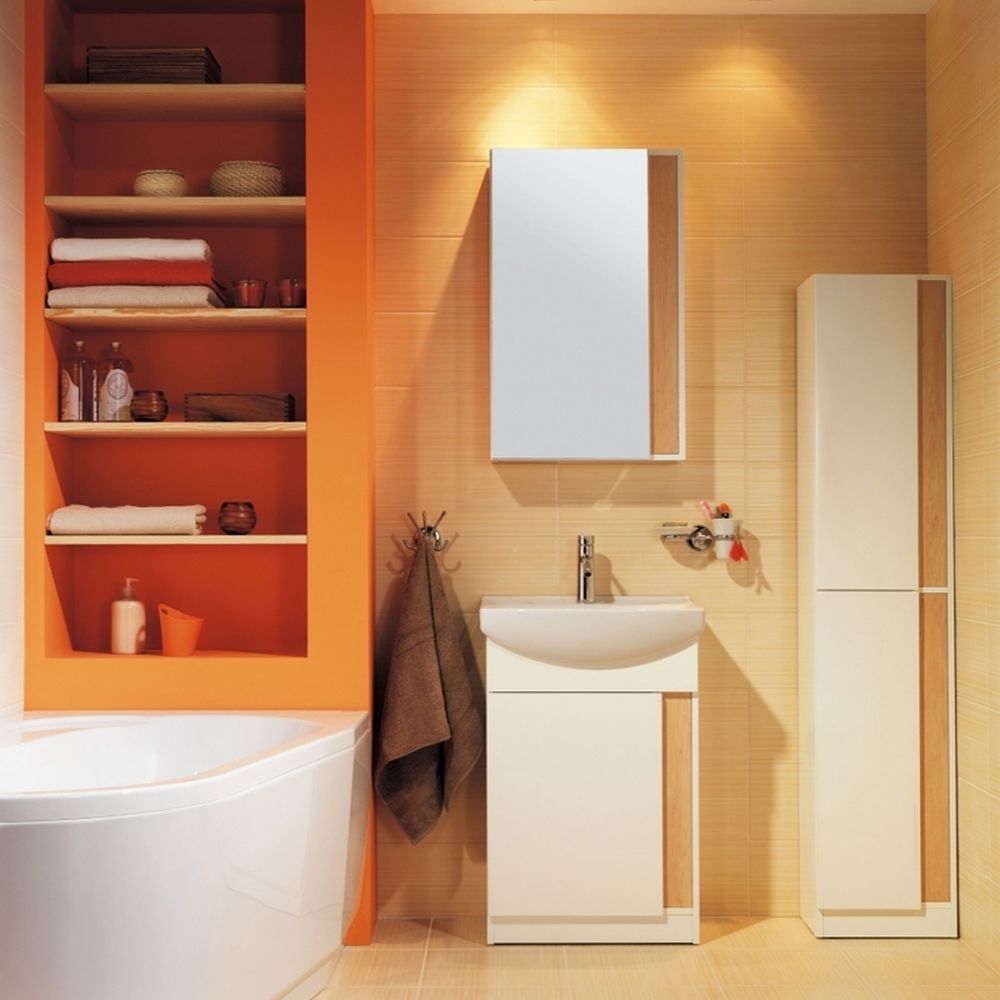 Lavoar baie suspendat alb 55 cm Cersanit Cersania New [2]