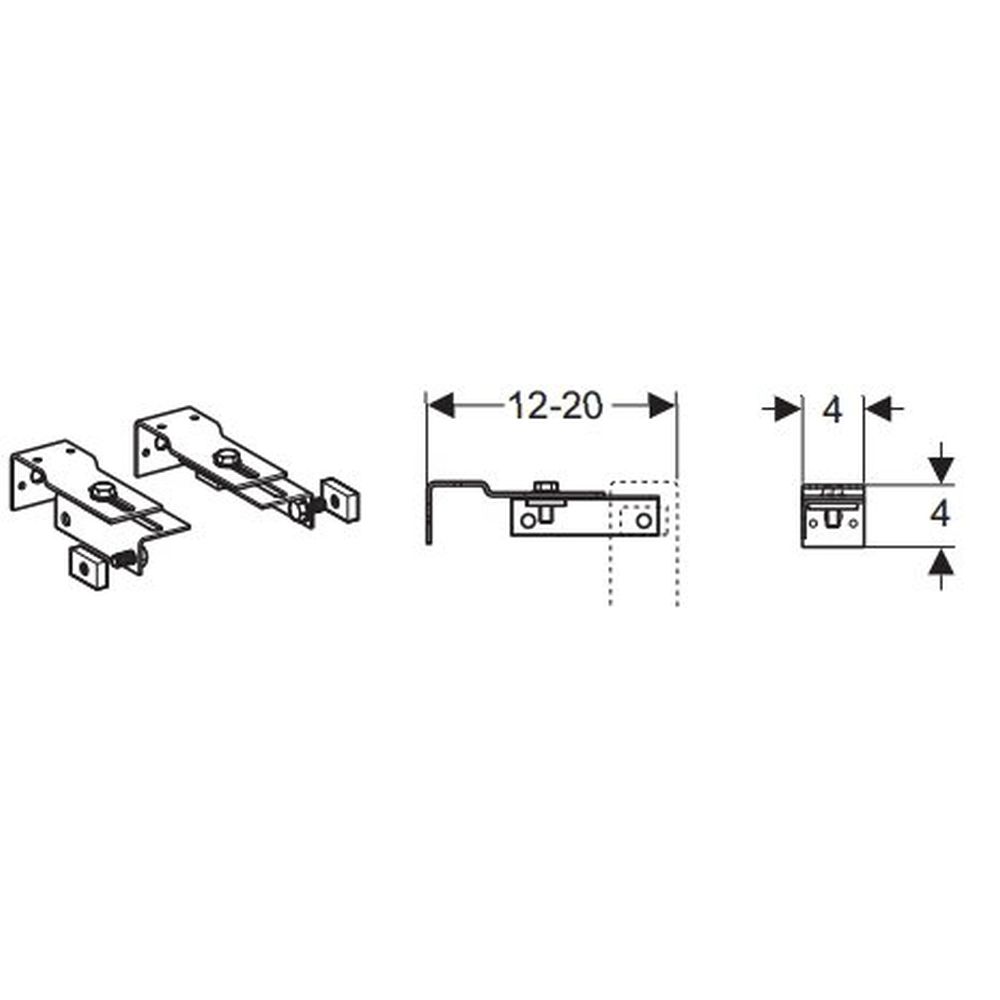 Set fixare Geberit pentru Duofix UP 182 [2]