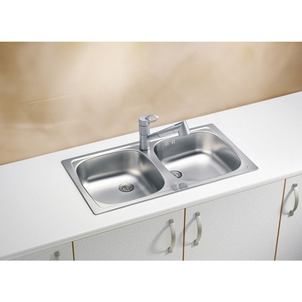 Chiuveta bucatarie inox leinen cu doua cuve Alveus Basic 160 [2]