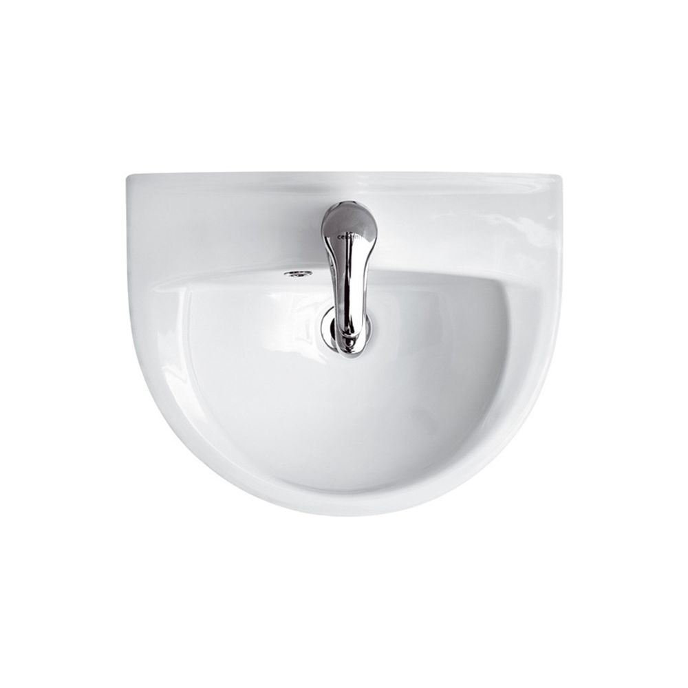 Lavoar baie suspendat alb lucios 45 cm Cersanit President [2]