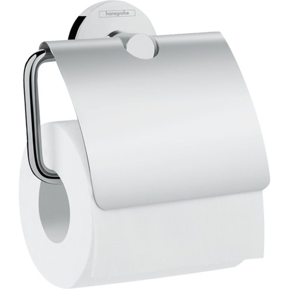 Suport hartie igienica culoare crom Hansgrohe, Logis Universal