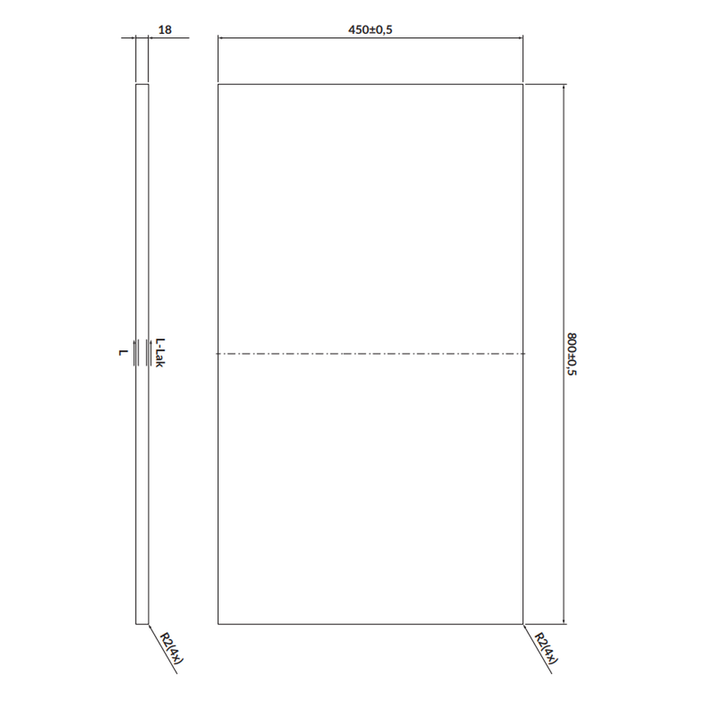 Blat pentru mobilier baie Cersanit Larga 80 cm, negru marmura [2]