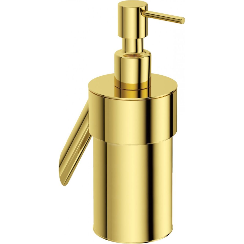 Set coloana de dus si baterie lavoar inalta Deante Alpinia cu accesorii Deante Silia, auriu lucios [6]