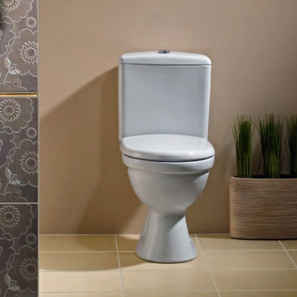 Set vas Wc cu rezervor si capac din polipropilena Cersanit, Roma New [2]