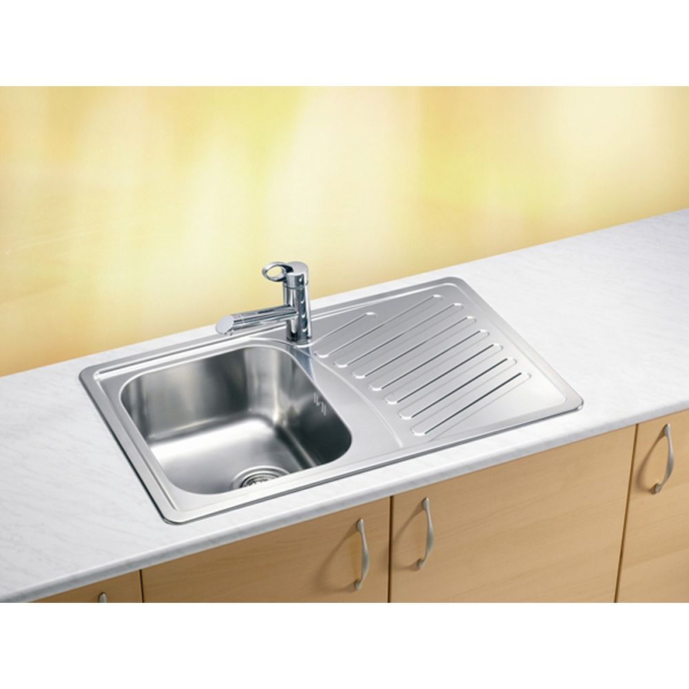 Chiuveta bucatarie inox satin cu picurator, reversibila, Alveus Elegant 30 [2]
