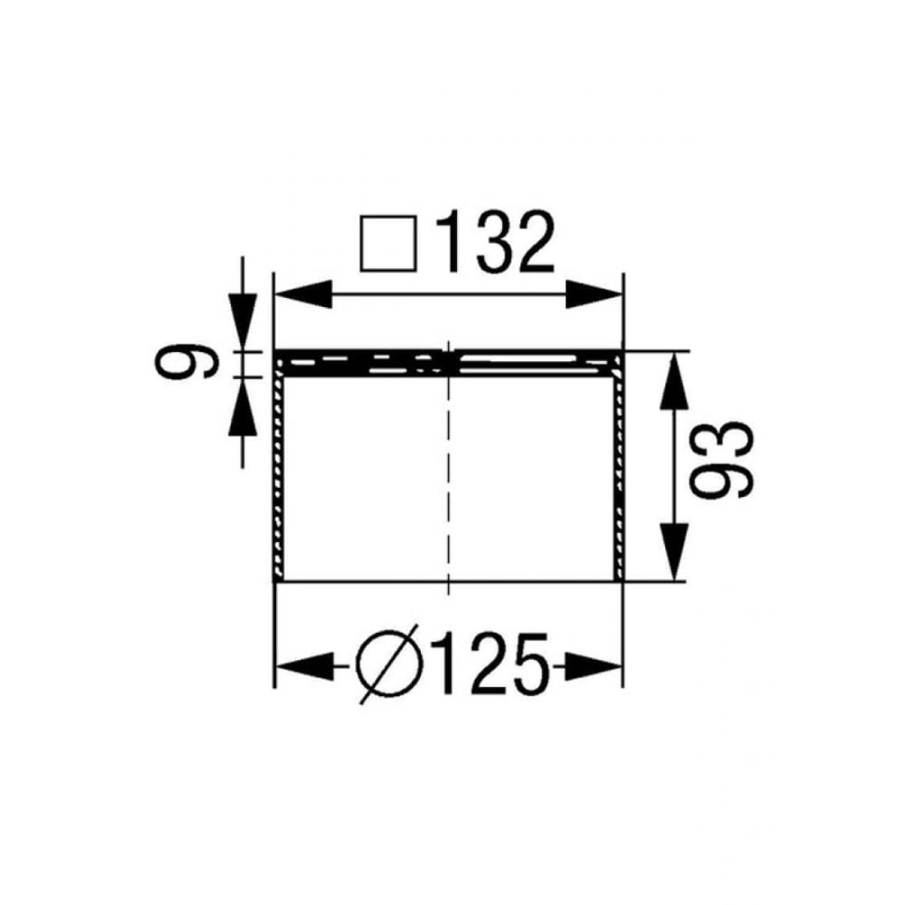 Sifon pardoseala baie cu grilaj Kessel, System 125 [2]