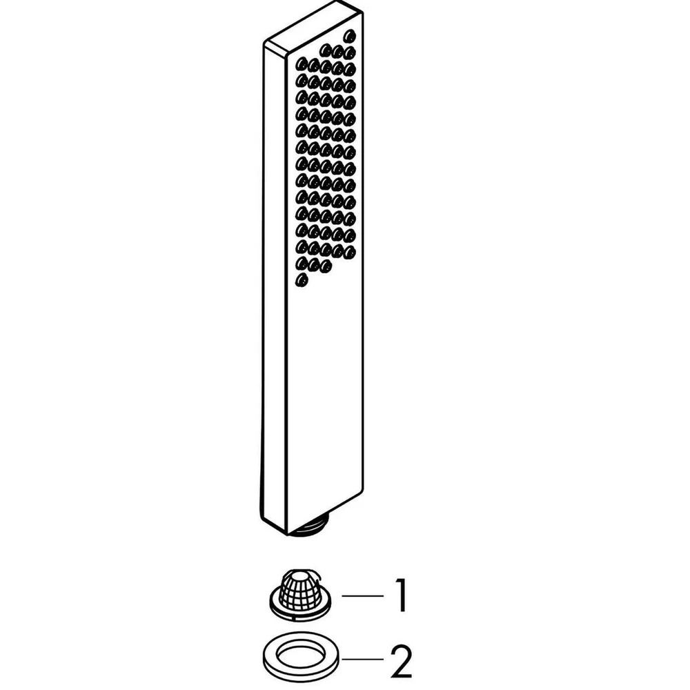 Para de dus Hansgrohe Pulsify E negru mat cu o functie [2]