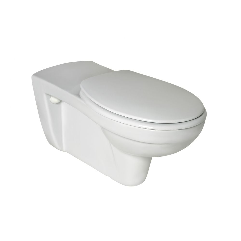 Vas wc suspendat pentru persoane cu dizabilitati Ideal Standard Contour 21 alb cu capac inclus