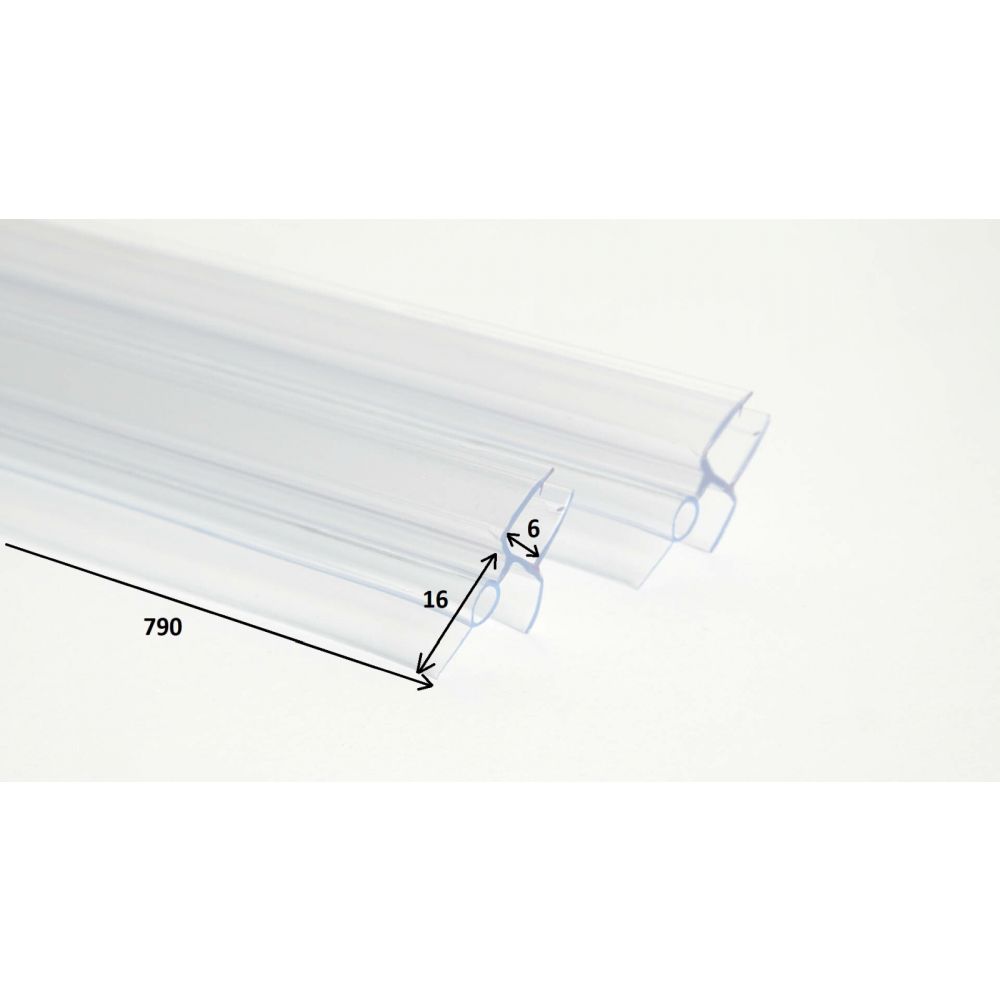 Garnitura pentru cabine de dus Deante Kerria Plus, 79 cm, transparent [2]