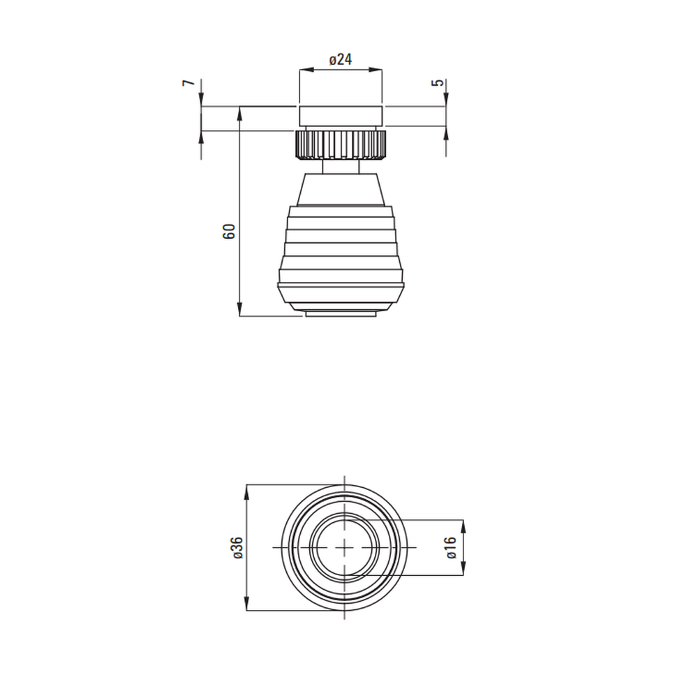 Aerator de apa M24 Deante cu dubla functie, crom lucios [2]