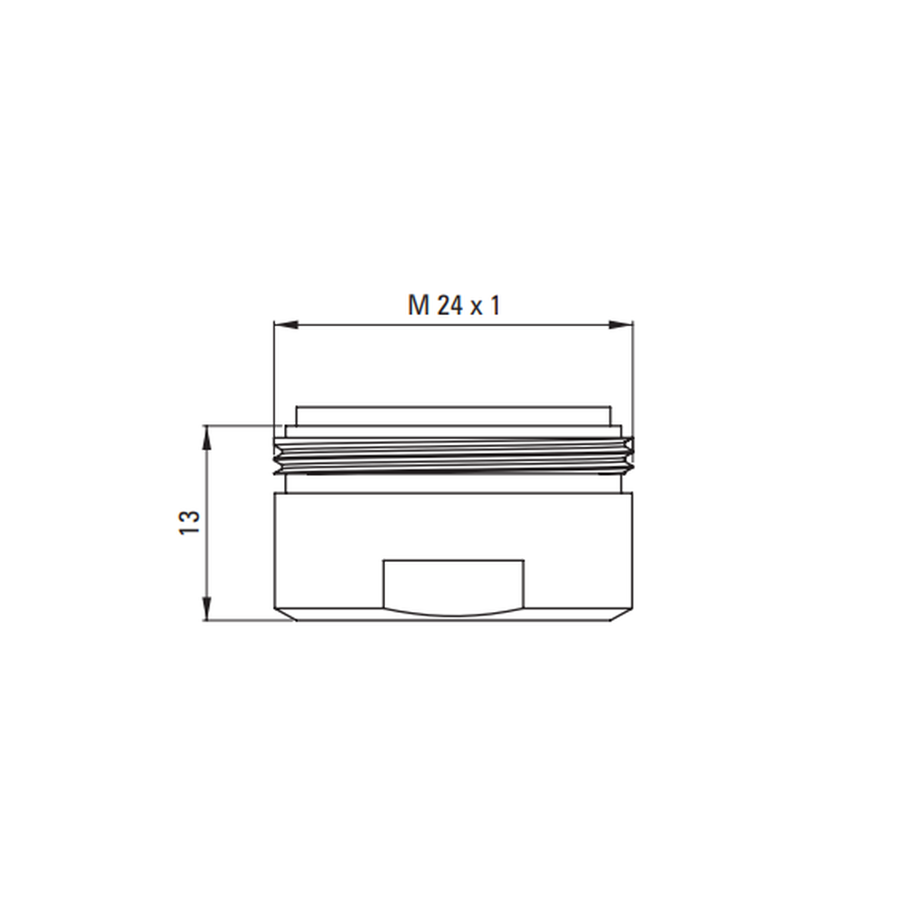 Aerator de apa M24 Deante, debit redus la 4,5 l/min, crom [3]
