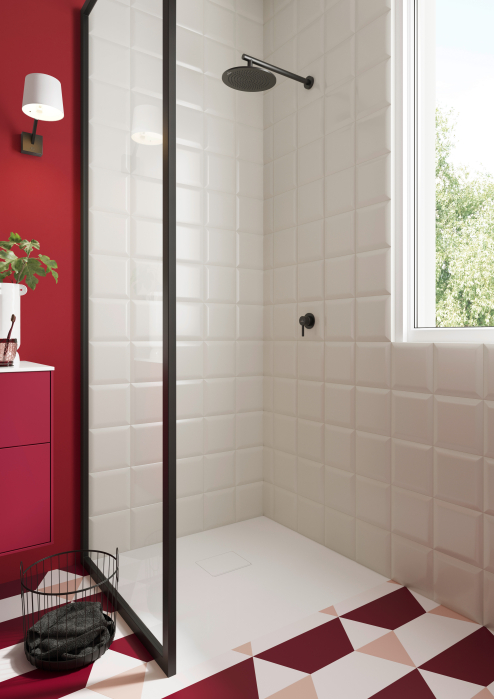 Bara de dus 40 cm, negru mat, Villeroy&Boch, Universal Showers [2]