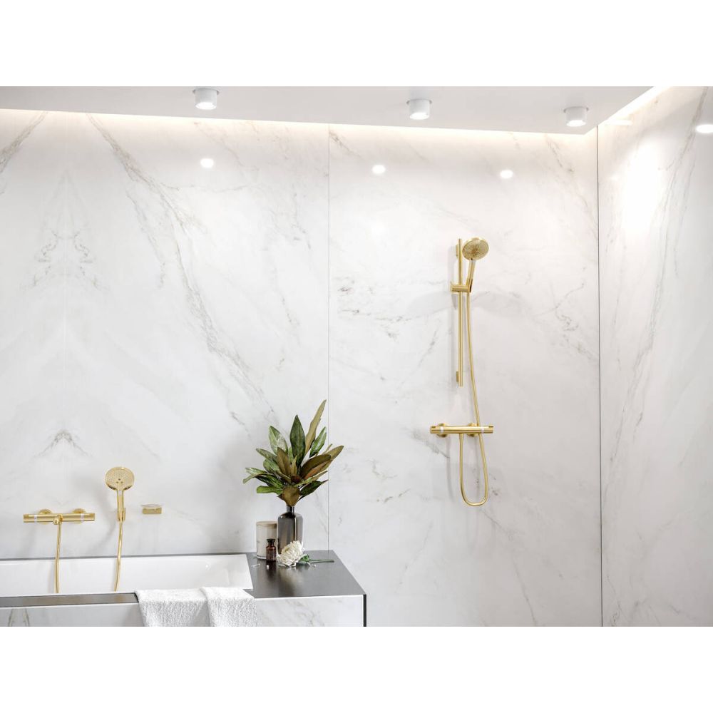 Bara dus auriu lucios Hansgrohe, Unica S Puro cu furtun 28632990 [3]
