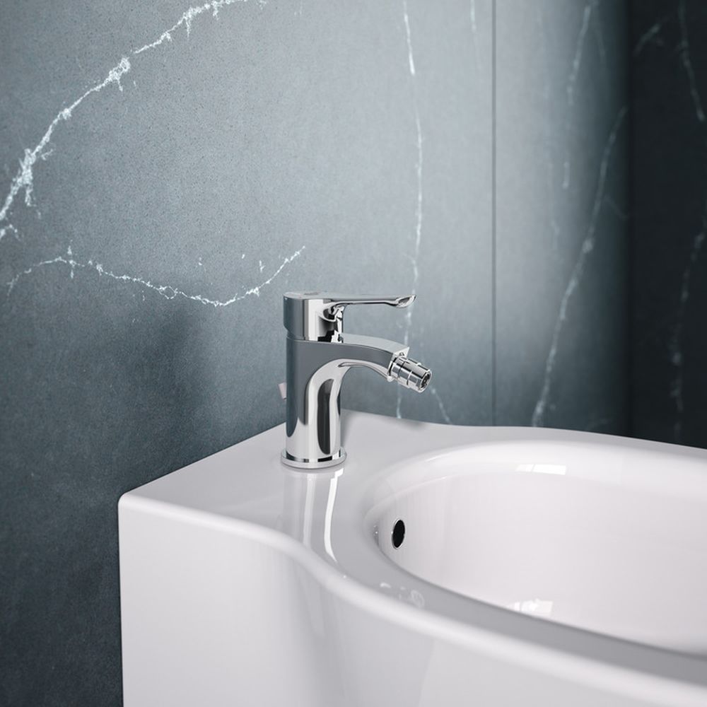Baterie bideu Ideal Standard Alpha crom lucios cu ventil inclus [2]
