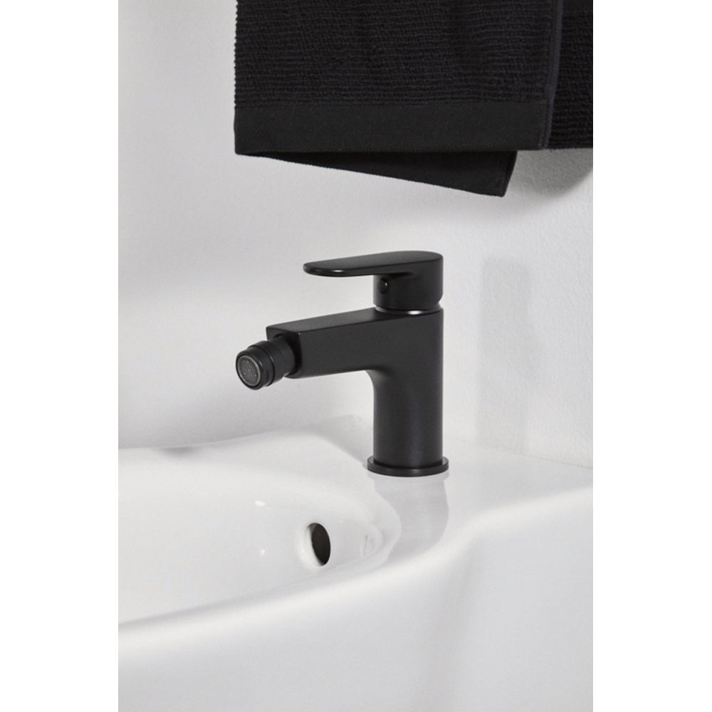 Baterie bideu Ideal Standard Cerafine O negru mat cu ventil inclus [4]