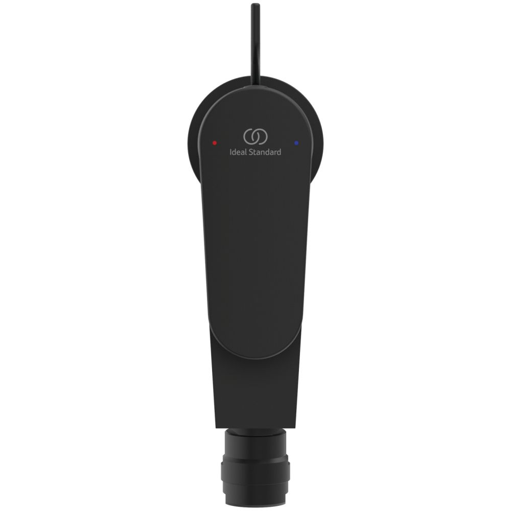 Baterie bideu Ideal Standard Cerafine O negru mat cu ventil inclus [3]
