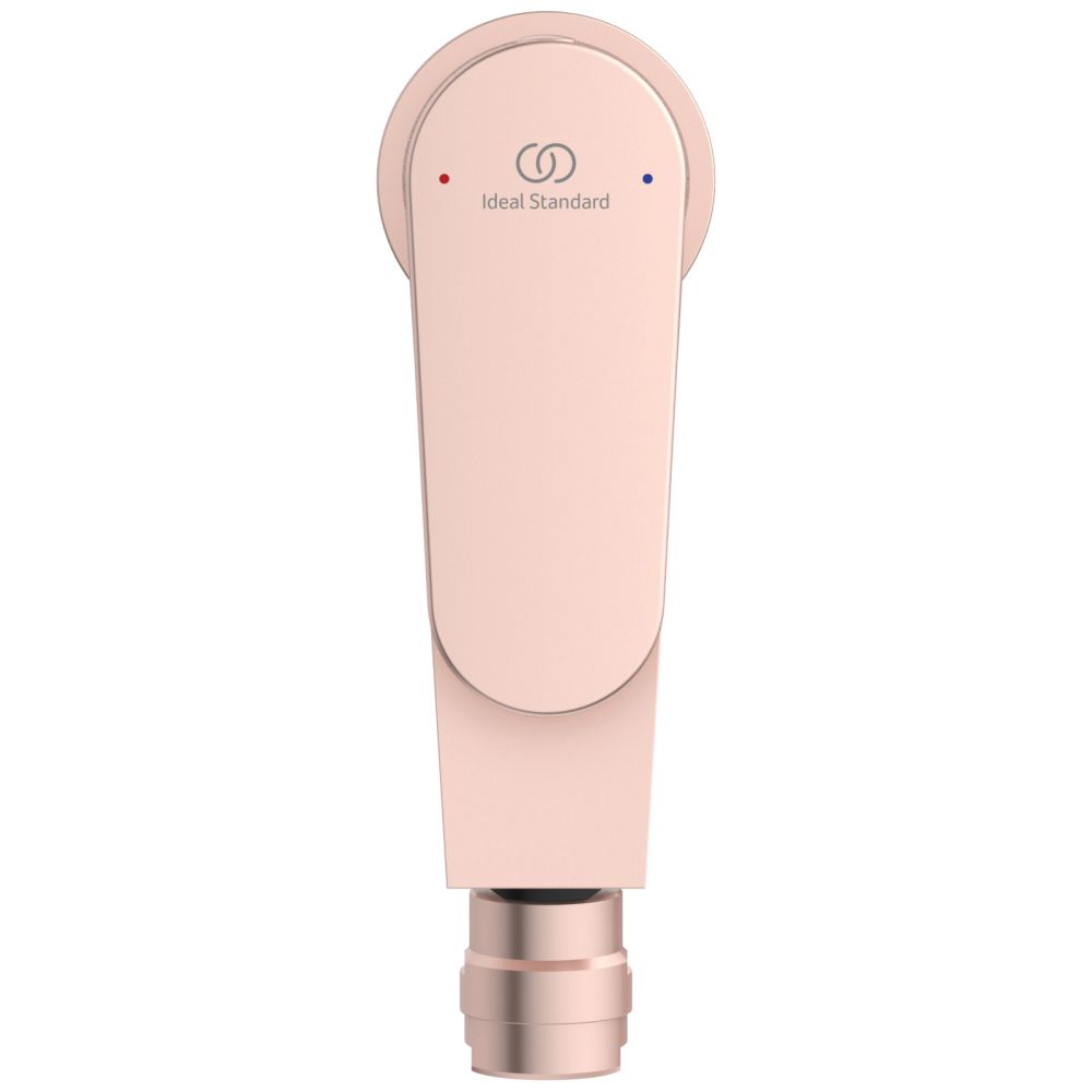 Baterie bideu Ideal Standard Cerafine O rose mat cu ventil click-clack inclus [3]