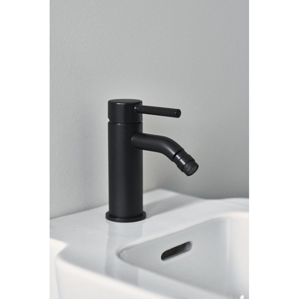 Baterie bideu Ideal Standard Ceraline negru mat cu ventil inclus [4]